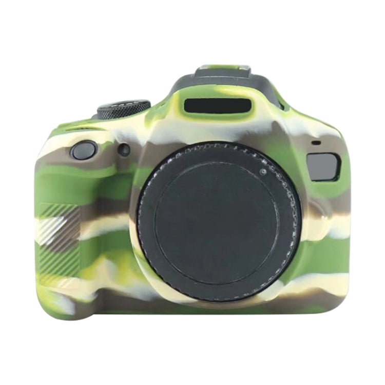 Soft Silicone Protective Case for Canon EOS 2000D (Camouflage) by buy2fix
