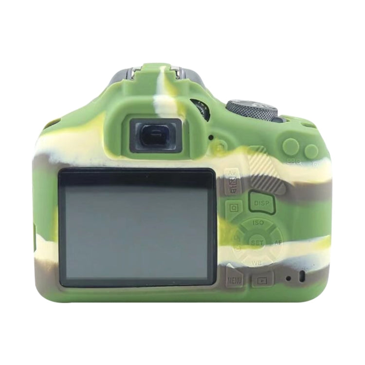 Soft Silicone Protective Case for Canon EOS 2000D (Camouflage) by buy2fix