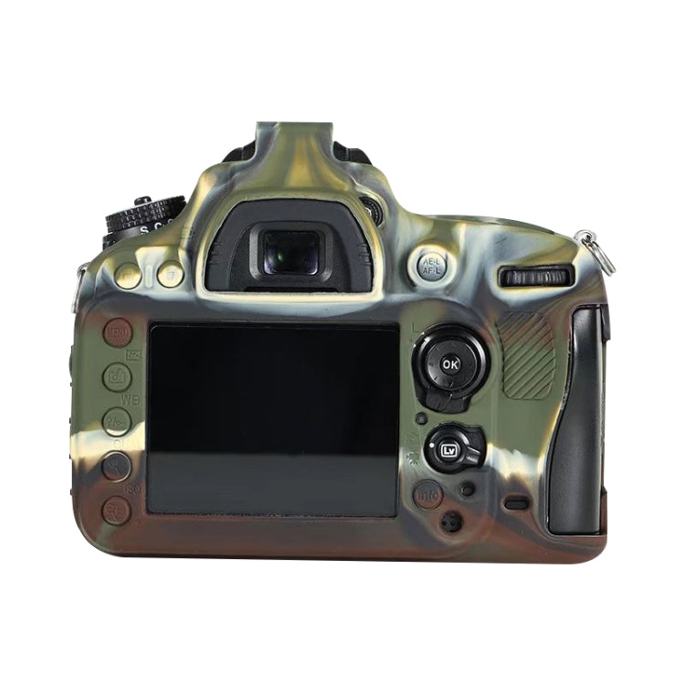 For Nikon D600 / D610 Soft Silicone Protective Case(Camouflage) by buy2fix