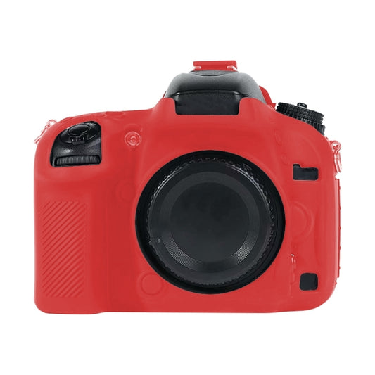 For Nikon D600 / D610 Soft Silicone Protective Case(Red) - Protective Case by buy2fix | Online Shopping UK | buy2fix
