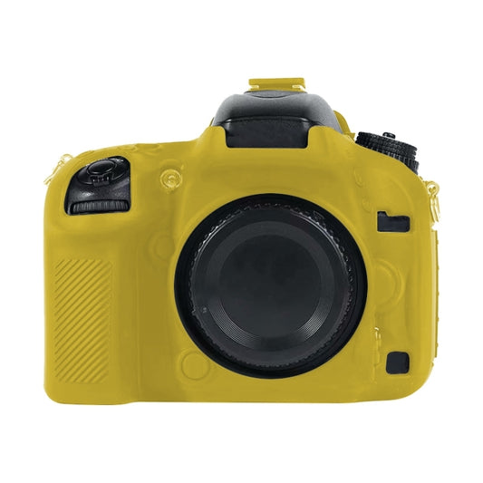 For Nikon D600 / D610 Soft Silicone Protective Case(Yellow) - Protective Case by buy2fix | Online Shopping UK | buy2fix