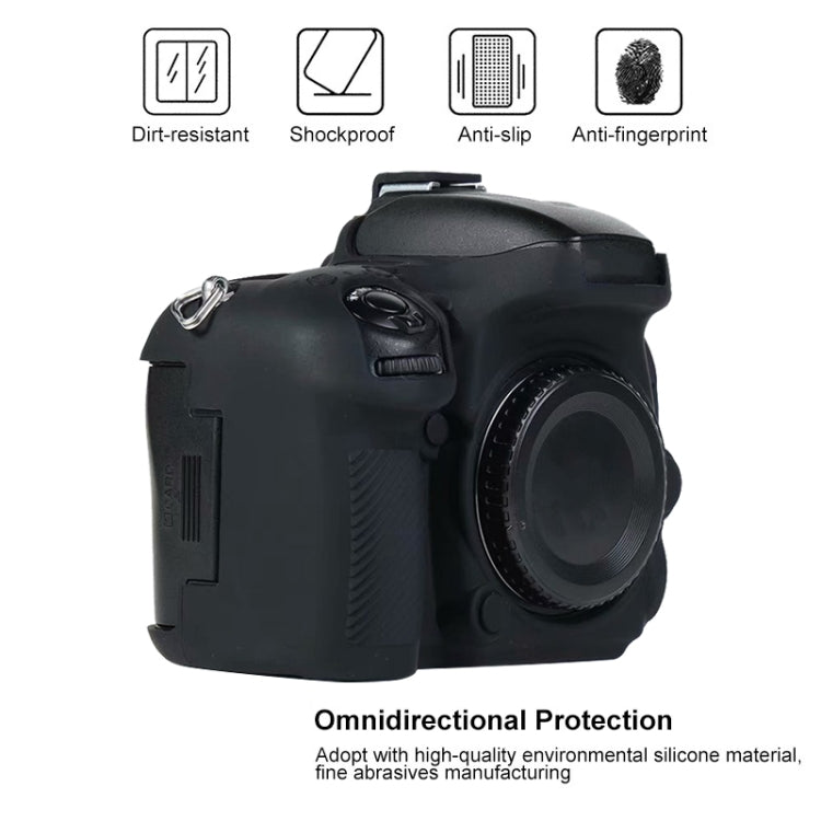 For Nikon D600 / D610 Soft Silicone Protective Case(Black) - Protective Case by buy2fix | Online Shopping UK | buy2fix