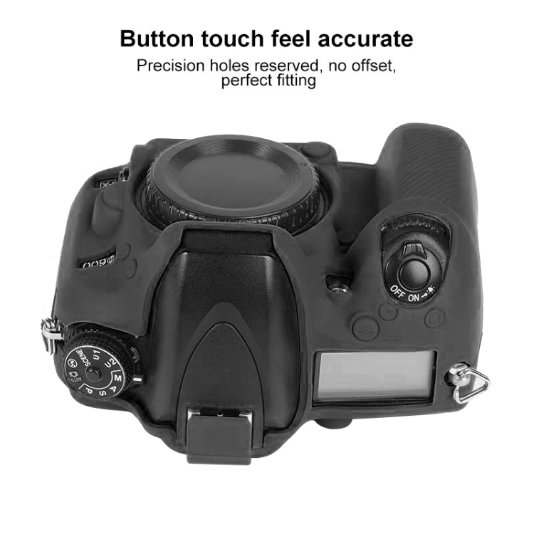 For Nikon D600 / D610 Soft Silicone Protective Case(Black) - Protective Case by buy2fix | Online Shopping UK | buy2fix