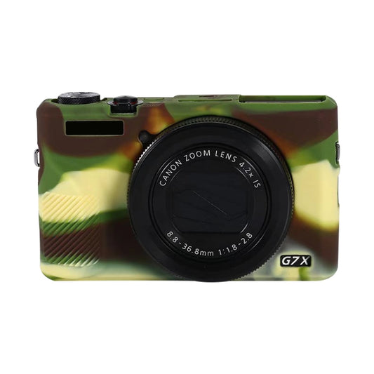 For Canon PowerShot G7 X Mark III / G7X III / G7X3 Soft Silicone Protective Case(Camouflage) - Protective Case by buy2fix | Online Shopping UK | buy2fix