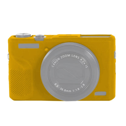 For Canon PowerShot G7 X Mark III / G7X III / G7X3 Soft Silicone Protective Case(Yellow) by buy2fix