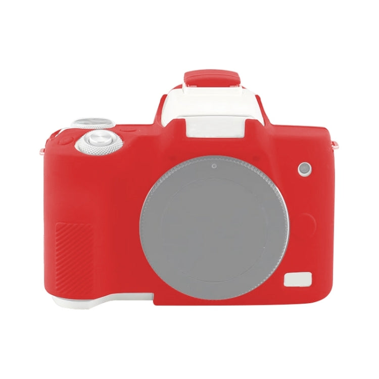 For Canon EOS M50 Mark II / M50 II Soft Silicone Protective Case(Red) by buy2fix