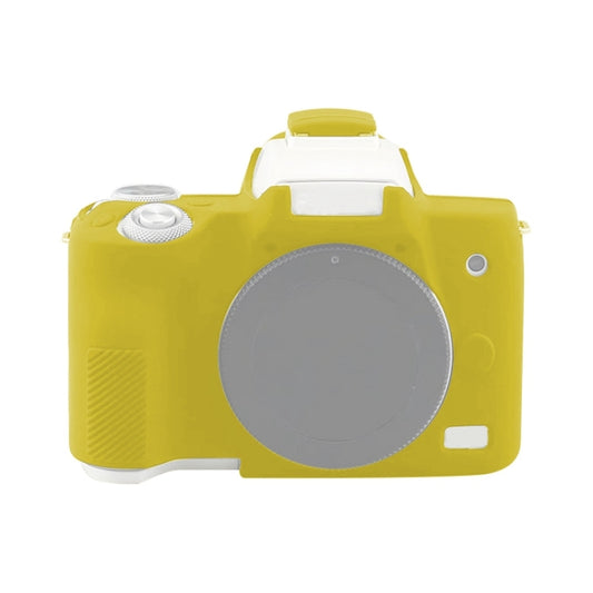 For Canon EOS M50 Mark II / M50 II Soft Silicone Protective Case(Yellow) by buy2fix