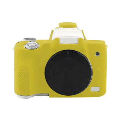 For Canon EOS M50 Mark II / M50 II Soft Silicone Protective Case(Yellow) by buy2fix