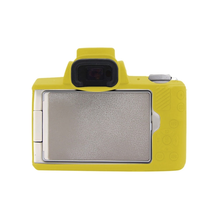 For Canon EOS M50 Mark II / M50 II Soft Silicone Protective Case(Yellow) by buy2fix