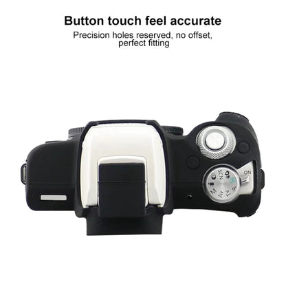 For Canon EOS M50 Mark II / M50 II Soft Silicone Protective Case(Black) by buy2fix