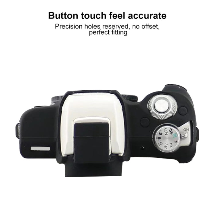 For Canon EOS M50 Mark II / M50 II Soft Silicone Protective Case(Coffee) by buy2fix