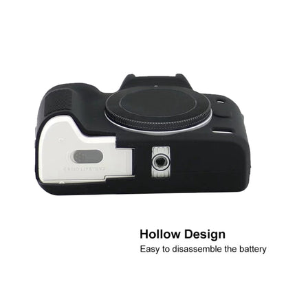 For Canon EOS M50 Mark II / M50 II Soft Silicone Protective Case(White) - Protective Case by buy2fix | Online Shopping UK | buy2fix