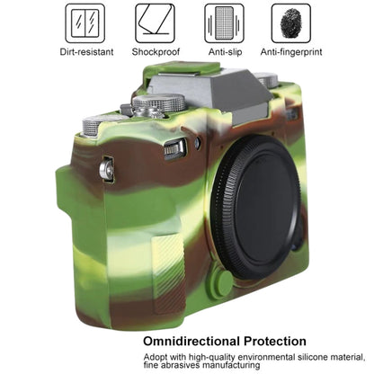 For FUJIFILM X-T30 Soft Silicone Protective Case(Camouflage) by buy2fix