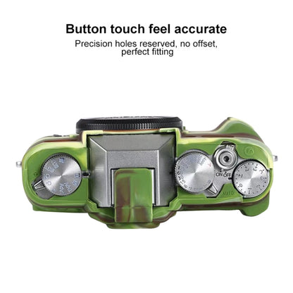 For FUJIFILM X-T30 Soft Silicone Protective Case(Camouflage) by buy2fix