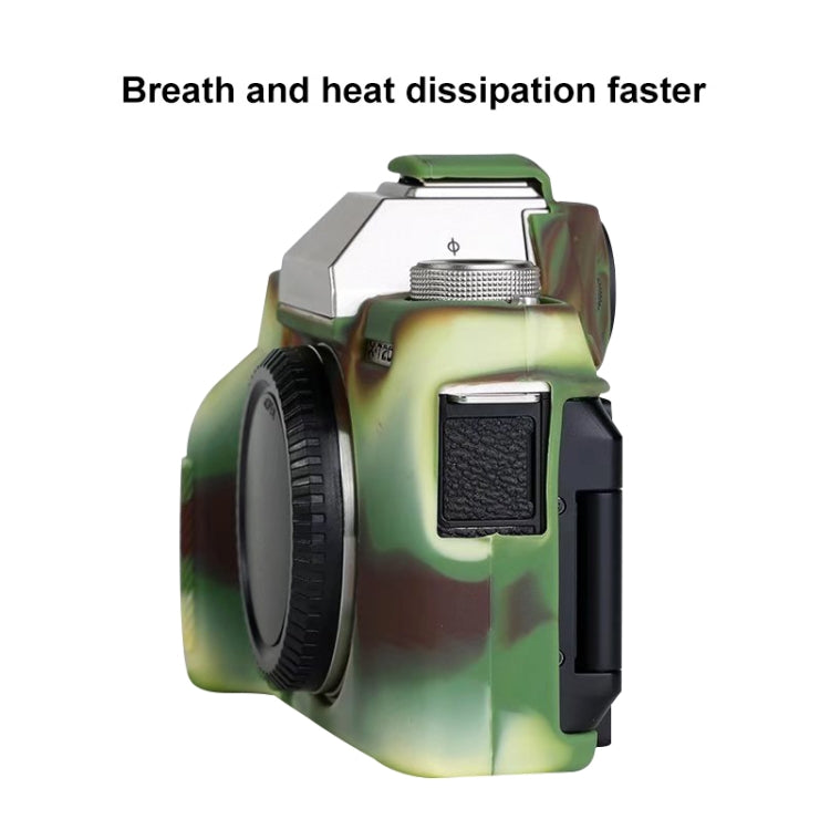 Soft Silicone Protective Case for FUJIFILM X-T200 (Camouflage) by buy2fix