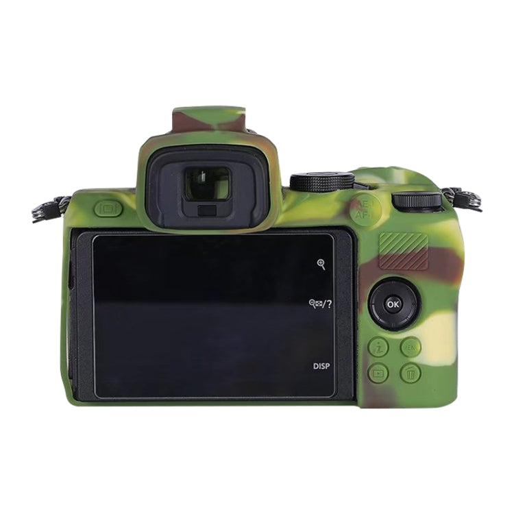 Soft Silicone Protective Case for Nikon Z50 (Camouflage) by buy2fix