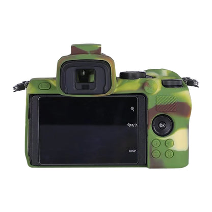 Soft Silicone Protective Case for Nikon Z50 (Camouflage) by buy2fix