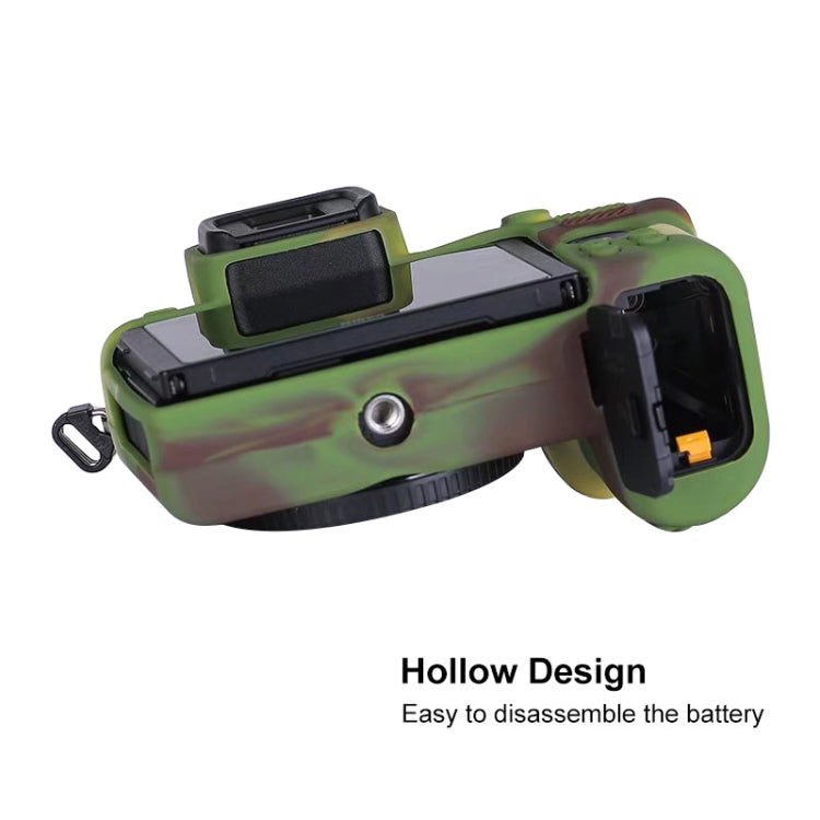 Soft Silicone Protective Case for Nikon Z50 (Camouflage) by buy2fix