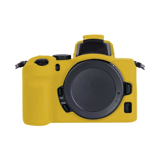 Soft Silicone Protective Case for Nikon Z50 (Yellow) - Protective Case by buy2fix | Online Shopping UK | buy2fix