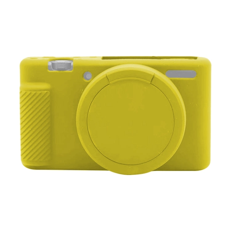 Soft Silicone Protective Case for Sony ZV-1 (Yellow) - Protective Case by buy2fix | Online Shopping UK | buy2fix