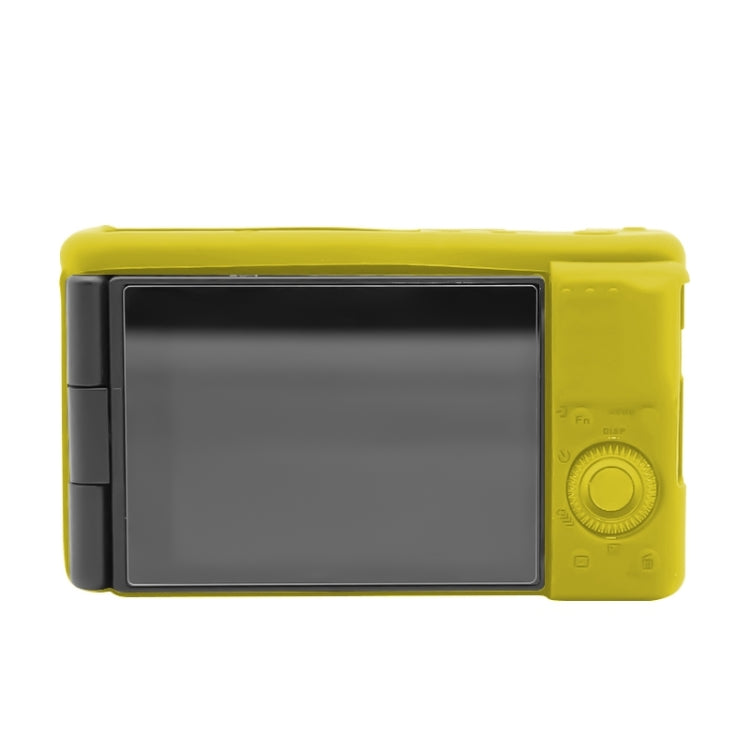 Soft Silicone Protective Case for Sony ZV-1 (Yellow) - Protective Case by buy2fix | Online Shopping UK | buy2fix