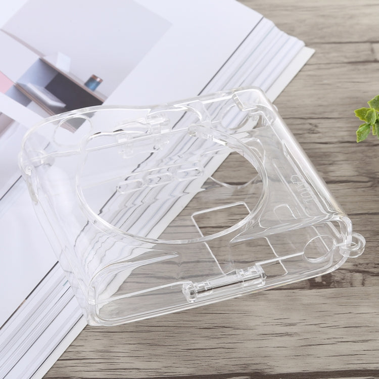 Protective Crystal Shell Case with Strap for FUJIFILM instax mini 90 (Transparent) - Protective Case by buy2fix | Online Shopping UK | buy2fix