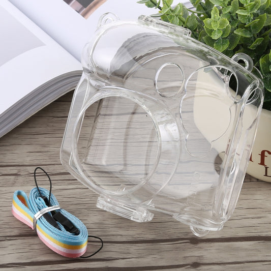 Protective Crystal Shell Case with Strap for FUJIFILM instax mini 7S (Transparent) - Protective Case by buy2fix | Online Shopping UK | buy2fix