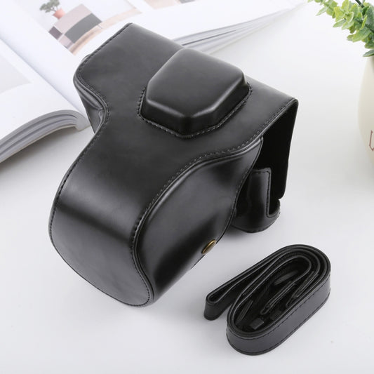 Full Body Camera PU Leather Case Bag with Strap for FUJIFILM X-T3(Black) - Leather Bag by buy2fix | Online Shopping UK | buy2fix