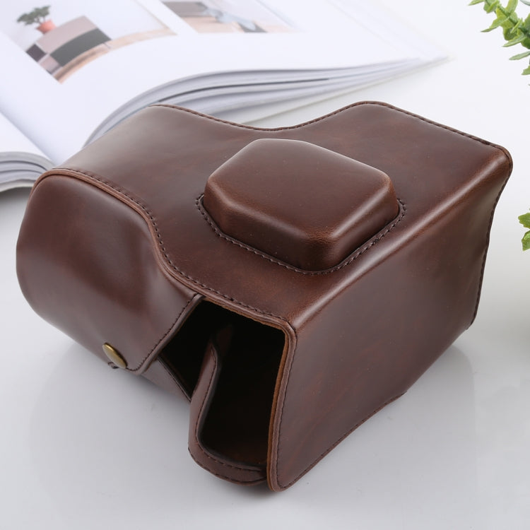 Full Body Camera PU Leather Case Bag with Strap for FUJIFILM X-T3(Coffee) by buy2fix