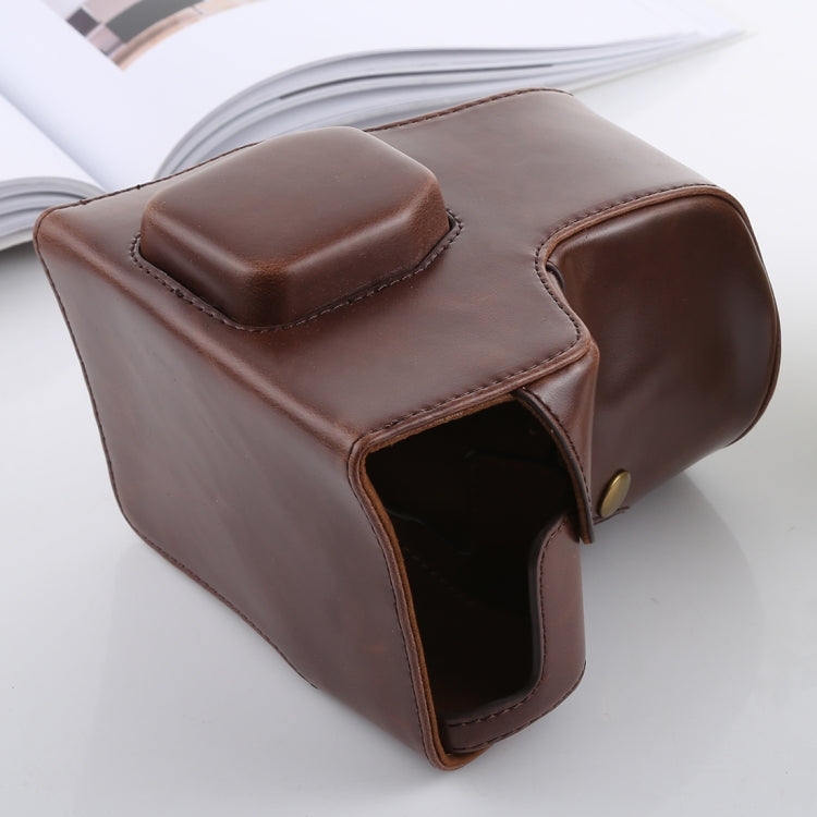 Full Body Camera PU Leather Case Bag with Strap for FUJIFILM X-T3(Coffee) by buy2fix