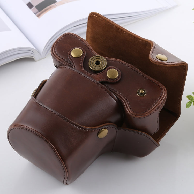 Full Body Camera PU Leather Case Bag with Strap for FUJIFILM X-T3(Coffee) by buy2fix