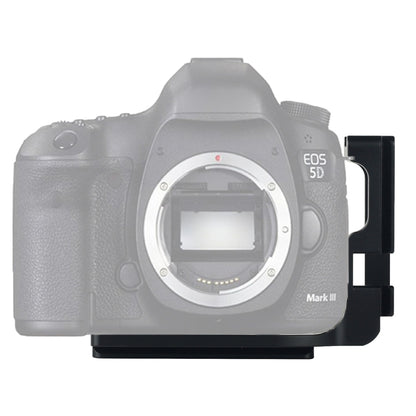 Vertical Shoot Quick Release L Plate Bracket Base Holder for Canon 5D Mark III(Black) - L-Bracket by buy2fix | Online Shopping UK | buy2fix