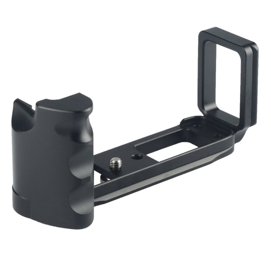 Vertical Shoot Quick Release L Plate Bracket Base Holder for FUJI X-E1 (Black) - L-Bracket by buy2fix | Online Shopping UK | buy2fix