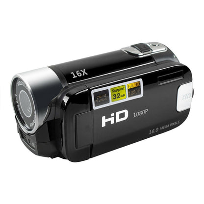 16X Digital Zoom HD 16 Million Pixel Home Travel DV Camera, AU Plug (Black) - Video Cameras by buy2fix | Online Shopping UK | buy2fix