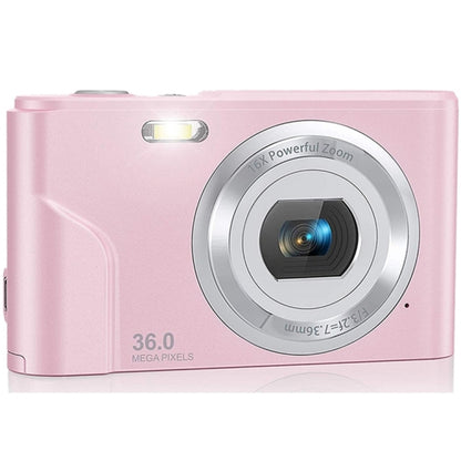 DC311 2.4 inch 36MP 16X Zoom 2.7K Full HD Digital Camera Children Card Camera, US Plug(Pink) - Children Cameras by buy2fix | Online Shopping UK | buy2fix