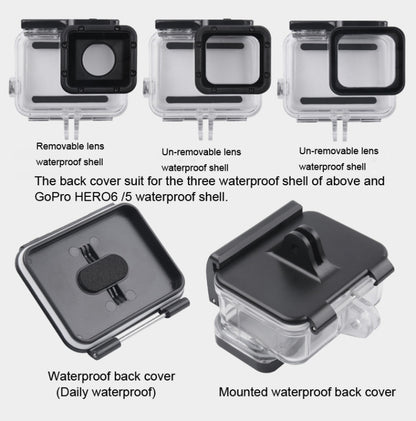 Clamp Mount Connecting Adapter Kit with Waterproof Back Cover for GoPro HERO6 /5(Black) - Bicycle Handlebar Mount by buy2fix | Online Shopping UK | buy2fix