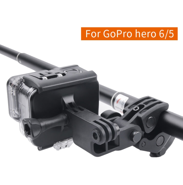 Clamp Mount Connecting Adapter Kit with Waterproof Back Cover for GoPro HERO6 /5(Black) - Bicycle Handlebar Mount by buy2fix | Online Shopping UK | buy2fix