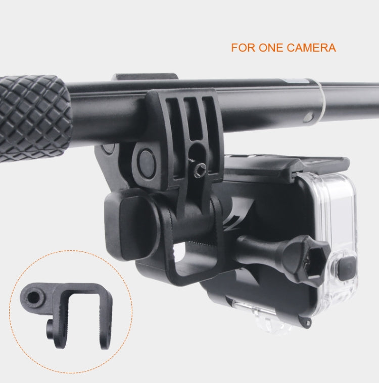 Clamp Mount Connecting Adapter Kit with Waterproof Back Cover for GoPro HERO6 /5(Black) - Bicycle Handlebar Mount by buy2fix | Online Shopping UK | buy2fix
