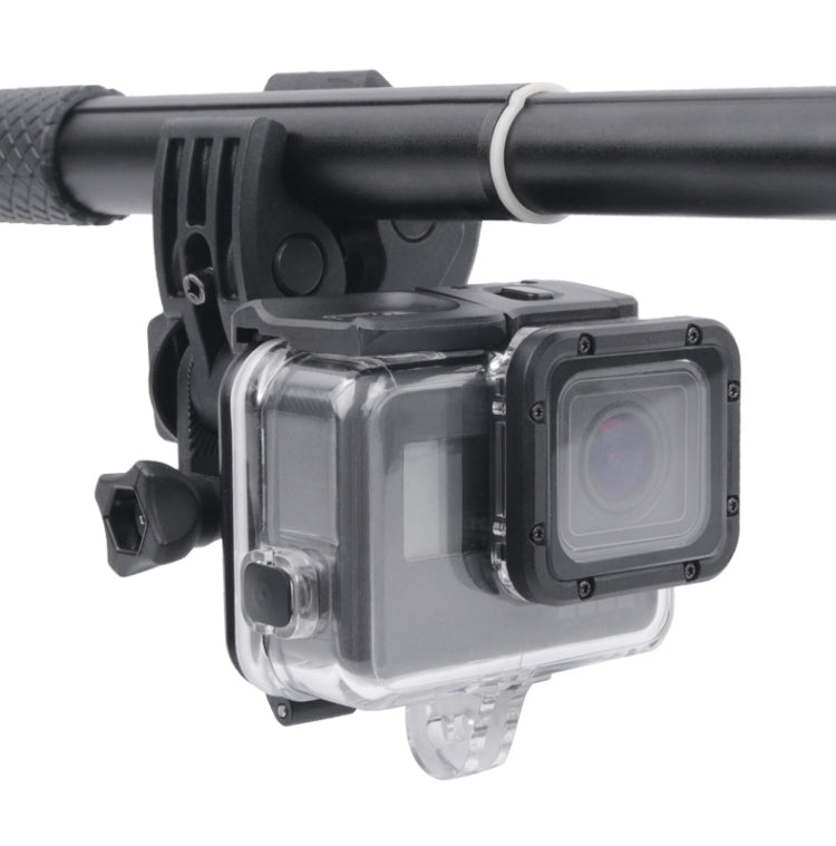 Clamp Mount Connecting Adapter Kit with Waterproof Back Cover for GoPro HERO6 /5(Black) - Bicycle Handlebar Mount by buy2fix | Online Shopping UK | buy2fix