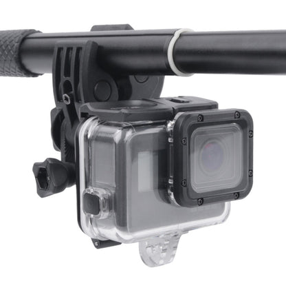 Clamp Mount Connecting Adapter Kit with Waterproof Back Cover for GoPro HERO6 /5(Black) - Bicycle Handlebar Mount by buy2fix | Online Shopping UK | buy2fix