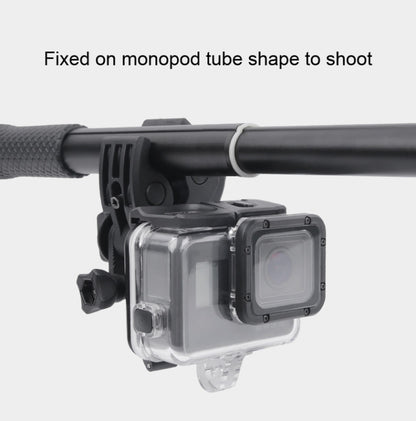 Clamp Mount Connecting Adapter Kit with Waterproof Back Cover for GoPro HERO6 /5(Black) - Bicycle Handlebar Mount by buy2fix | Online Shopping UK | buy2fix
