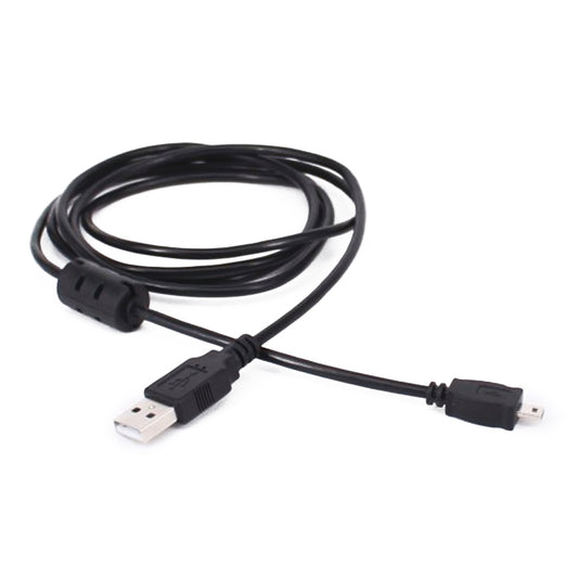 5 PCS 1.5m Mini 8 Pin USB to USB 2.0 Data Charging Cable for Nikon D5100 / D610(Black) -  by buy2fix | Online Shopping UK | buy2fix