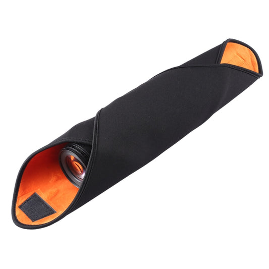 Hundred-folding Cloth Photography Camera SLR Liner Lens Bag Thickening Wrapped Cloth Plus Velvet, Size: 55x55cm (Orange) - Lens Bag by buy2fix | Online Shopping UK | buy2fix