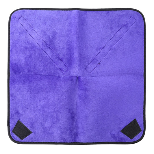 Hundred-folding Cloth Photography Camera SLR Liner Lens Bag Thickening Wrapped Cloth Plus Velvet, Size: 55x55cm (Purple) by buy2fix