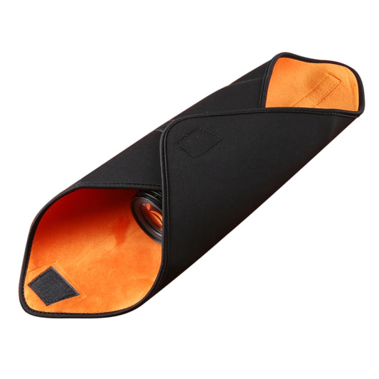 Hundred-folding Cloth Photography Camera SLR Liner Lens Bag Thickening Wrapped Cloth Plus Velvet, Size: 45x45cm (Orange) - Lens Bag by buy2fix | Online Shopping UK | buy2fix