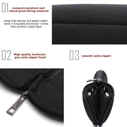 3 in 1 Neoprene U Disk Storage Bag Cover (Black) by buy2fix