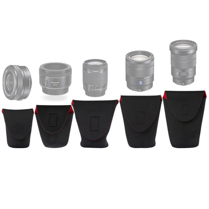 5 in 1 SLR Camera Lens Package Thickening Shockproof Neoprene Lens Storage Bag Sticky Deduction by buy2fix