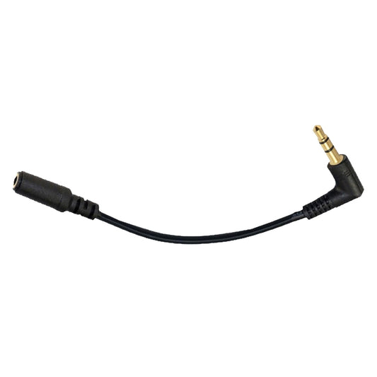 5 PCS 13cm Elbow 3.5mm Audio Male to Female PC Camera Microphone Adapter Cable(Black) -  by buy2fix | Online Shopping UK | buy2fix
