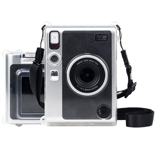 Protective Crystal Shell Case with Strap for FUJIFILM Instax mini EVO (Transparent) by buy2fix