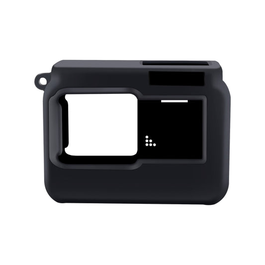 For Insta360 One R Panoramic Camera with Frame Shockproof Silicone Protective Case with Lens Cap Cover(Black) - Case & Bags by buy2fix | Online Shopping UK | buy2fix